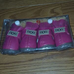 WINSOON Dog Australia Boots Pet Antiskid Shoes Winter Warm Skidproof Sz 3 NEW